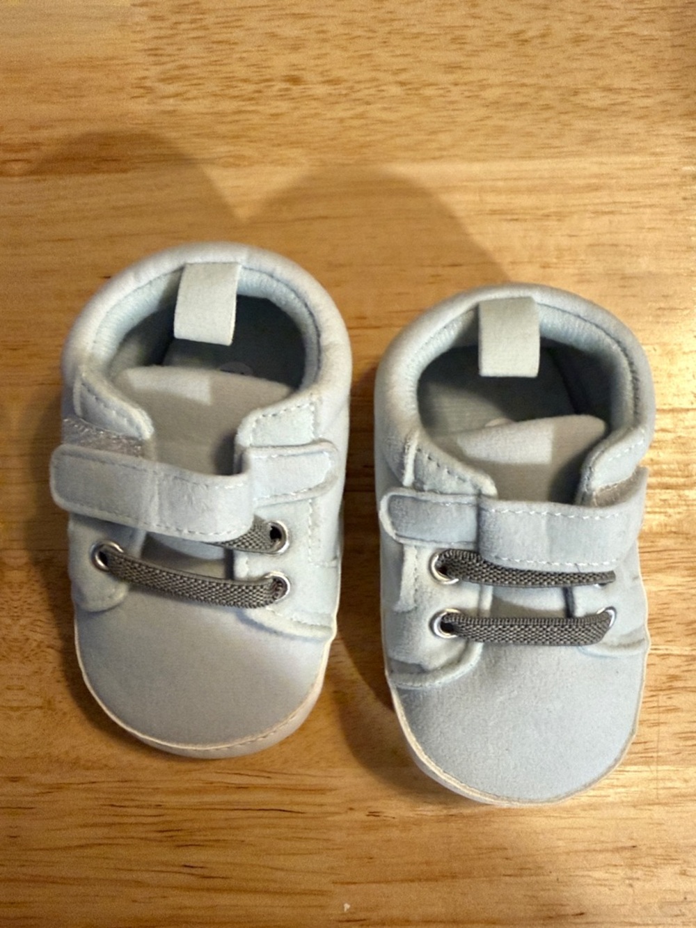 Baby Walker Shoes in Light Blue - Soft Touch Casual Sneakers